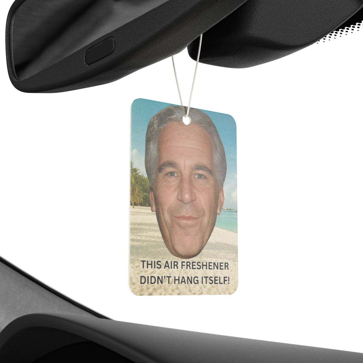 Epstein Air Freshener – Funny Car Accessory That Didn’t Hang Itself - WiseNuts Podcast