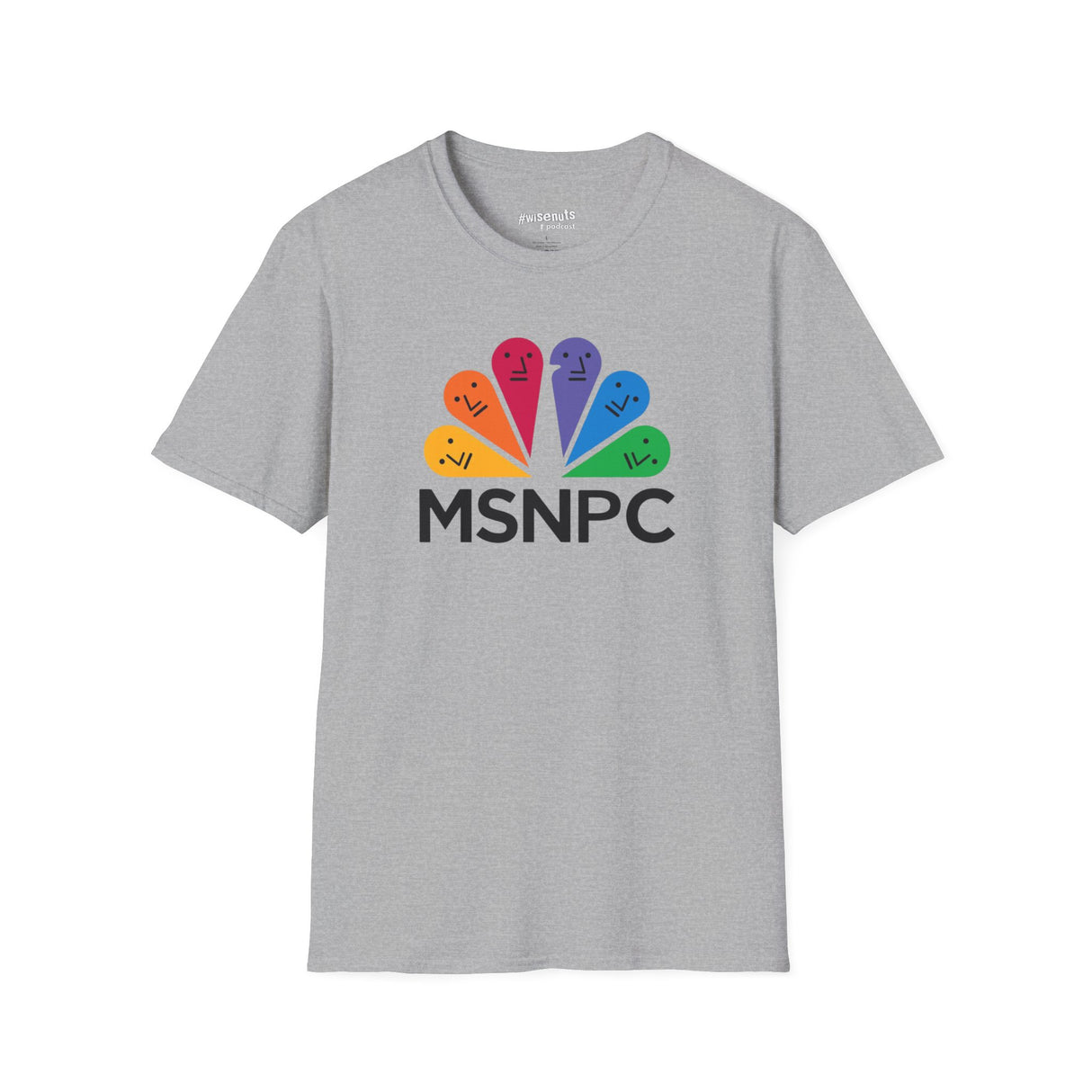 MSNPC T-Shirt – Anti-MSM Political Parody Shirt - WiseNuts Podcast