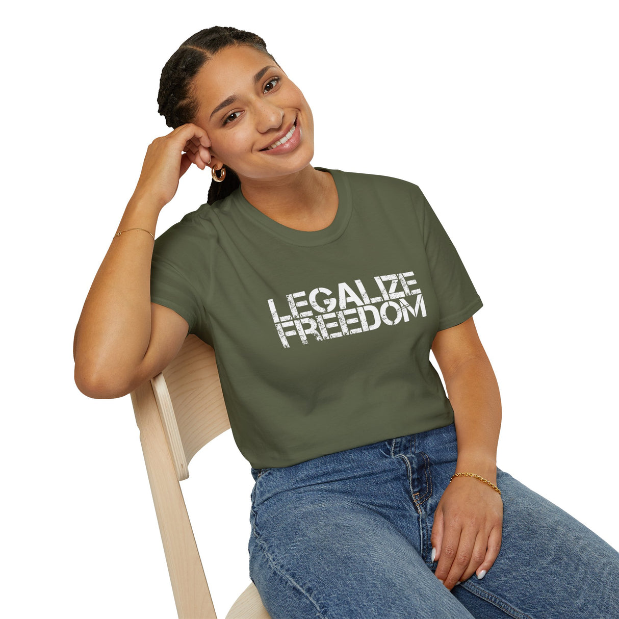 Legalize Freedom T-Shirt – Bold Political Statement Tee - WiseNuts Podcast