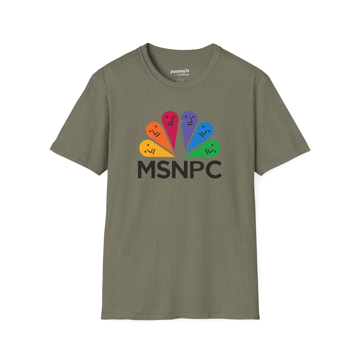 MSNPC T-Shirt – Anti-MSM Political Parody Shirt - WiseNuts Podcast