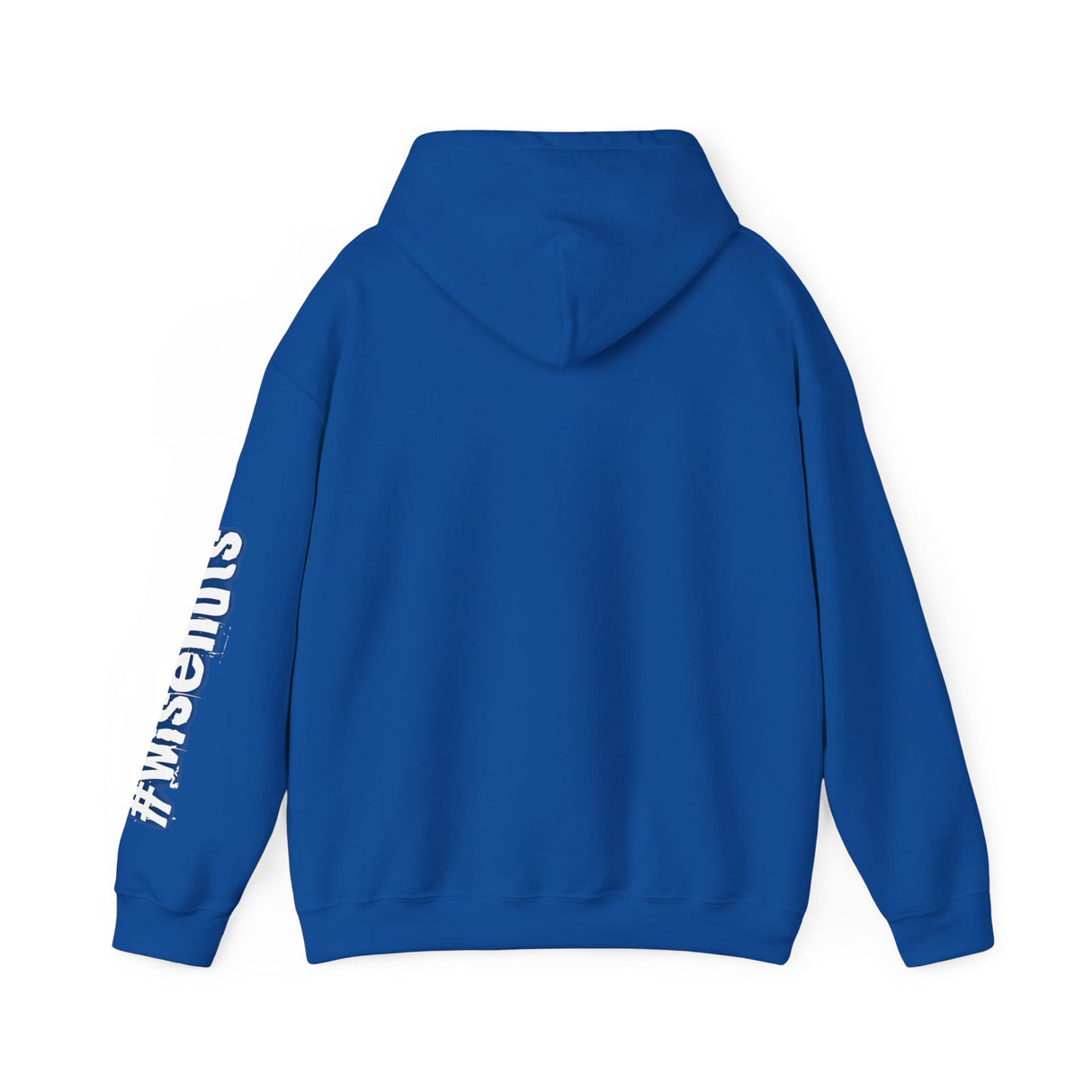 WiseNuts Podcast Logo Hoodie — Front & Sleeve Branded Sweatshirt