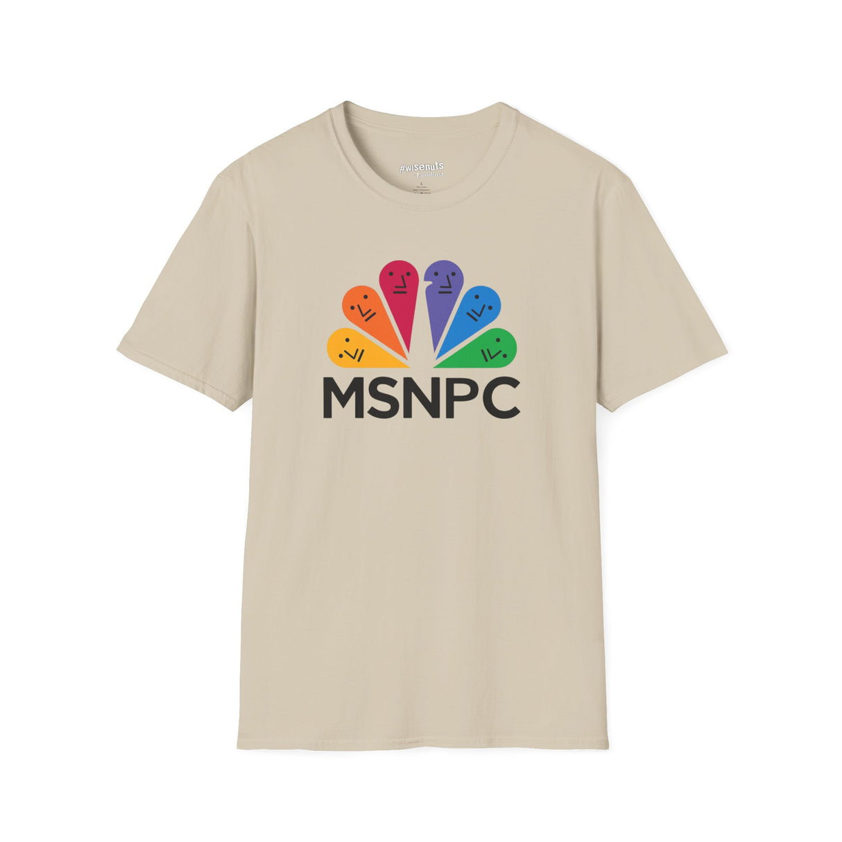 MSNPC T-Shirt – Anti-MSM Political Parody Shirt - WiseNuts Podcast