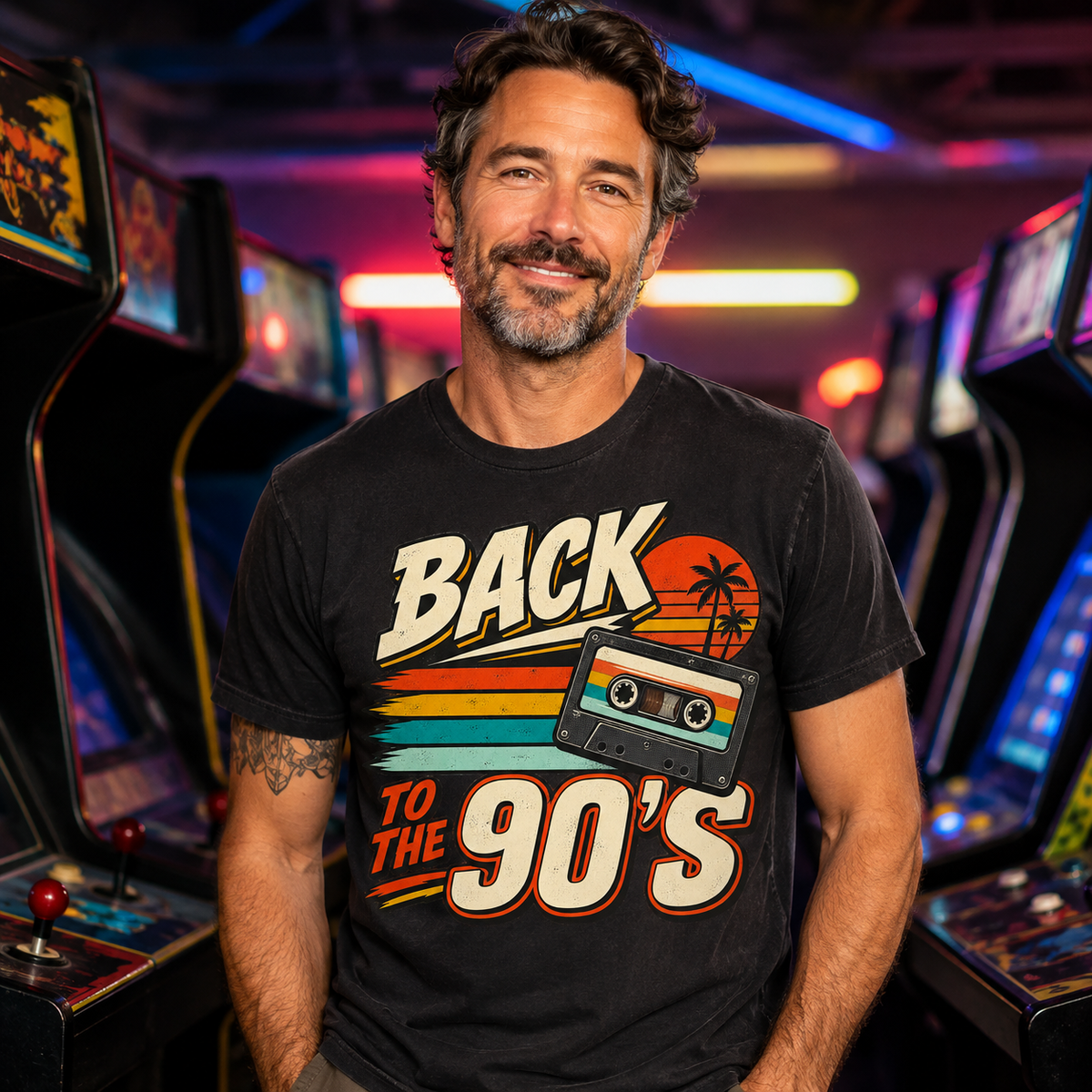 Back to the 90's Retro T-Shirt | Vintage 1990s Cassette Tee