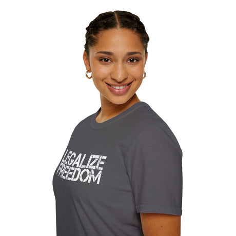 Legalize Freedom T-Shirt – Bold Political Statement Tee - WiseNuts Podcast