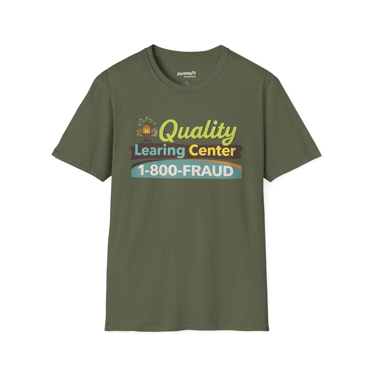 Quality Learing Center™ Parody T-Shirt | Viral Fraud Investigation Satire Tee
