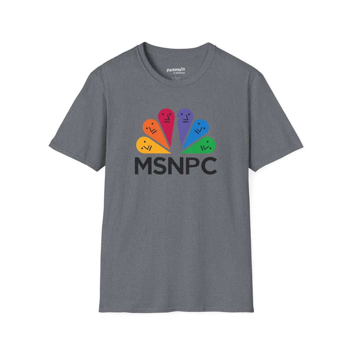 MSNPC T-Shirt – Anti-MSM Political Parody Shirt - WiseNuts Podcast