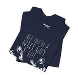 Ali You’re A Nice Guy Graphic T-Shirt – Viral WiseNuts Podcast Scene Tee, Funny Quote Shirt for Men & Women, Soft Cotton Unisex Fit, Meme Merch Gift Idea