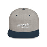 WiseNuts Podcast Snapback Hat – Flat Bill Cap for Men & Women | Bold Podcast Merch, Streetwear Style, Adjustable Fit