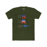 AR-15 Checkmarked T-Shirt – Anti-Party Pro-2A Statement Tee