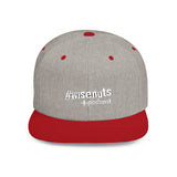 WiseNuts Podcast Snapback Hat – Flat Bill Cap for Men & Women | Bold Podcast Merch, Streetwear Style, Adjustable Fit