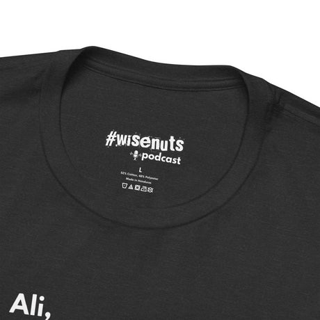 Ali You’re A Nice Guy Minimalist T-Shirt – Clean Typography Quote Tee, Funny Viral Shirt from WiseNuts Podcast, Unisex Cotton Fit for Men & Women - WiseNuts Podcast