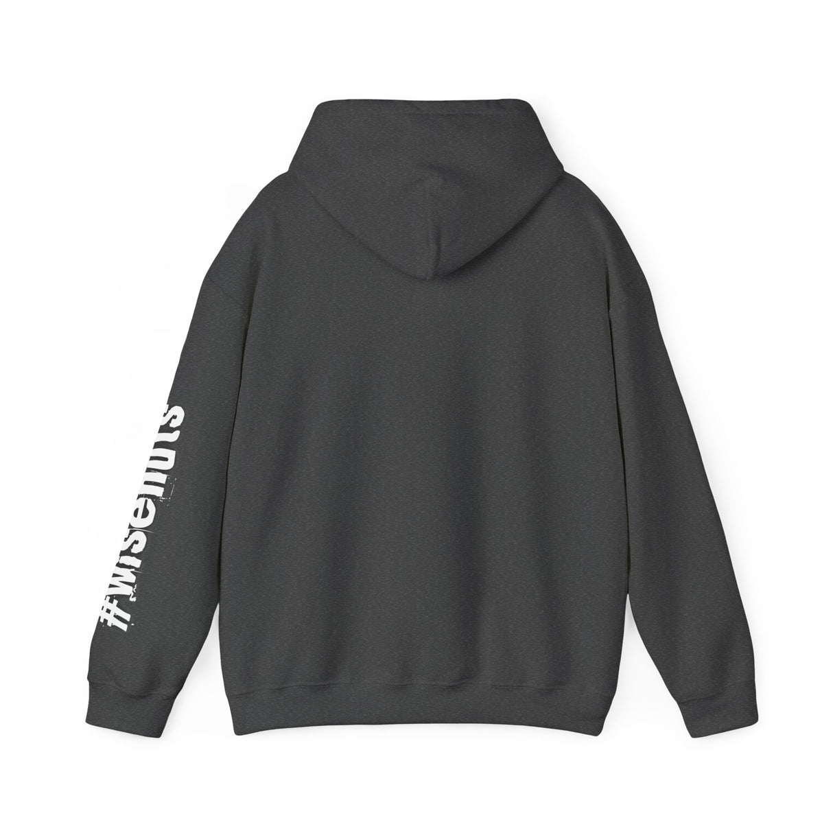 WiseNuts Podcast Logo Hoodie — Front & Sleeve Branded Sweatshirt