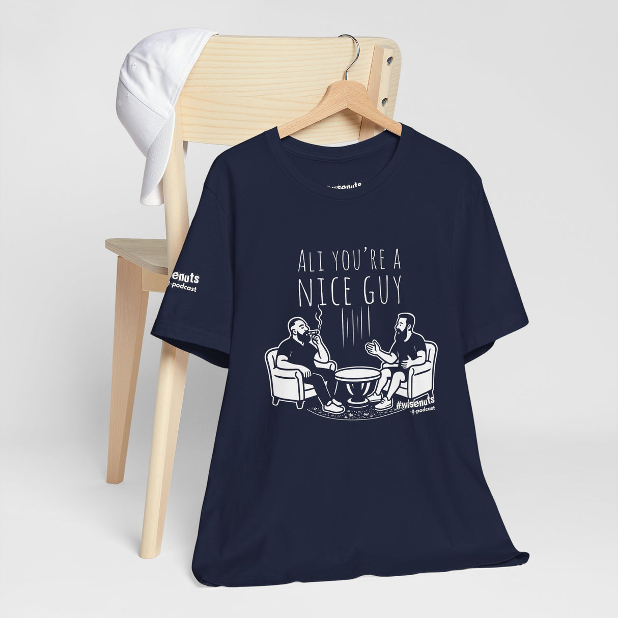 Ali You’re A Nice Guy Graphic T-Shirt – Viral WiseNuts Podcast Scene Tee, Funny Quote Shirt for Men & Women, Soft Cotton Unisex Fit, Meme Merch Gift Idea