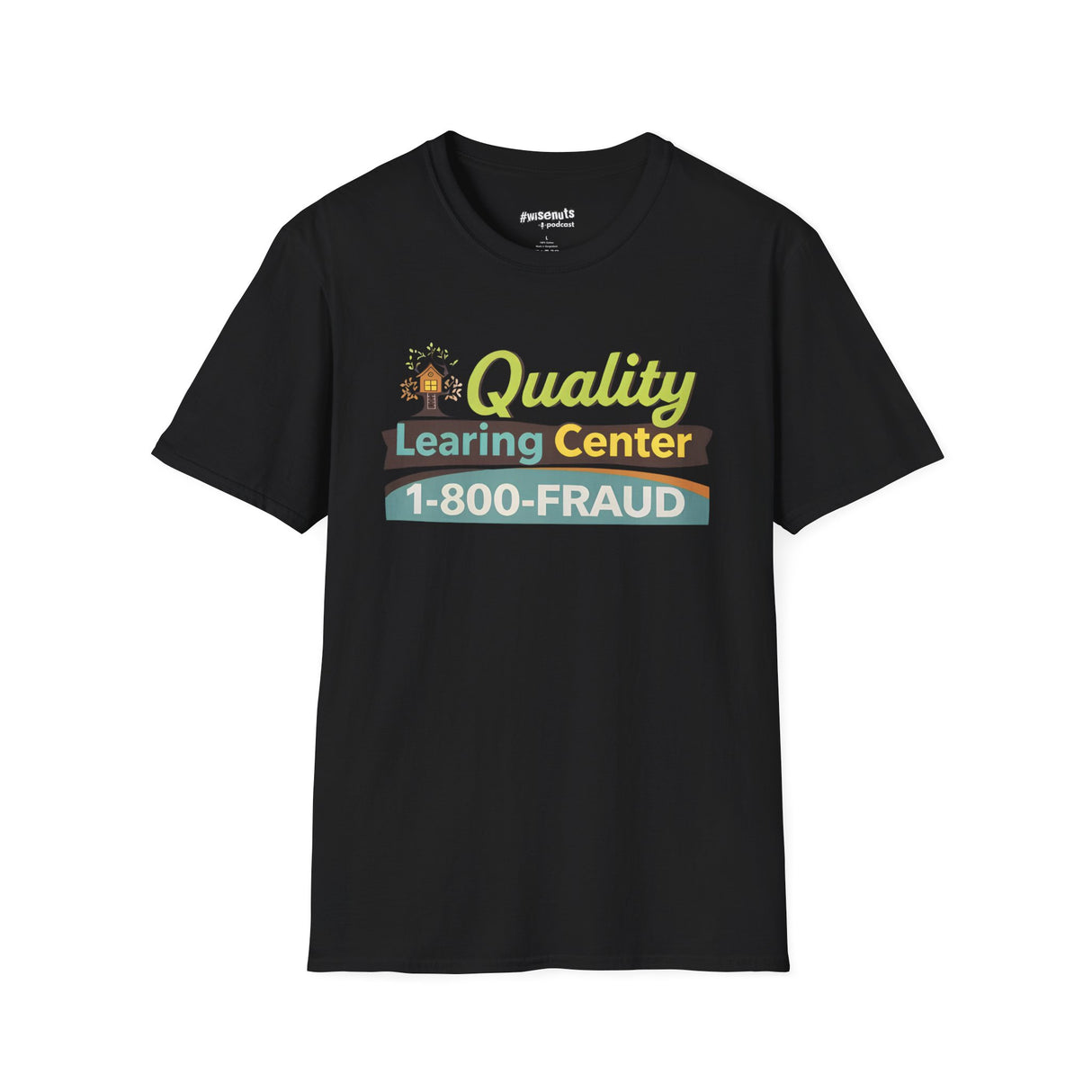 Quality Learing Center™ Parody T-Shirt | Viral Fraud Investigation Satire Tee