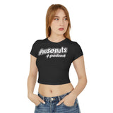 WiseNuts Women’s Baby Tee – Bold, Cute, Unfiltered Crop Top