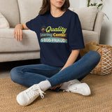 Quality Learing Center™ Parody T-Shirt | Viral Fraud Investigation Satire Tee