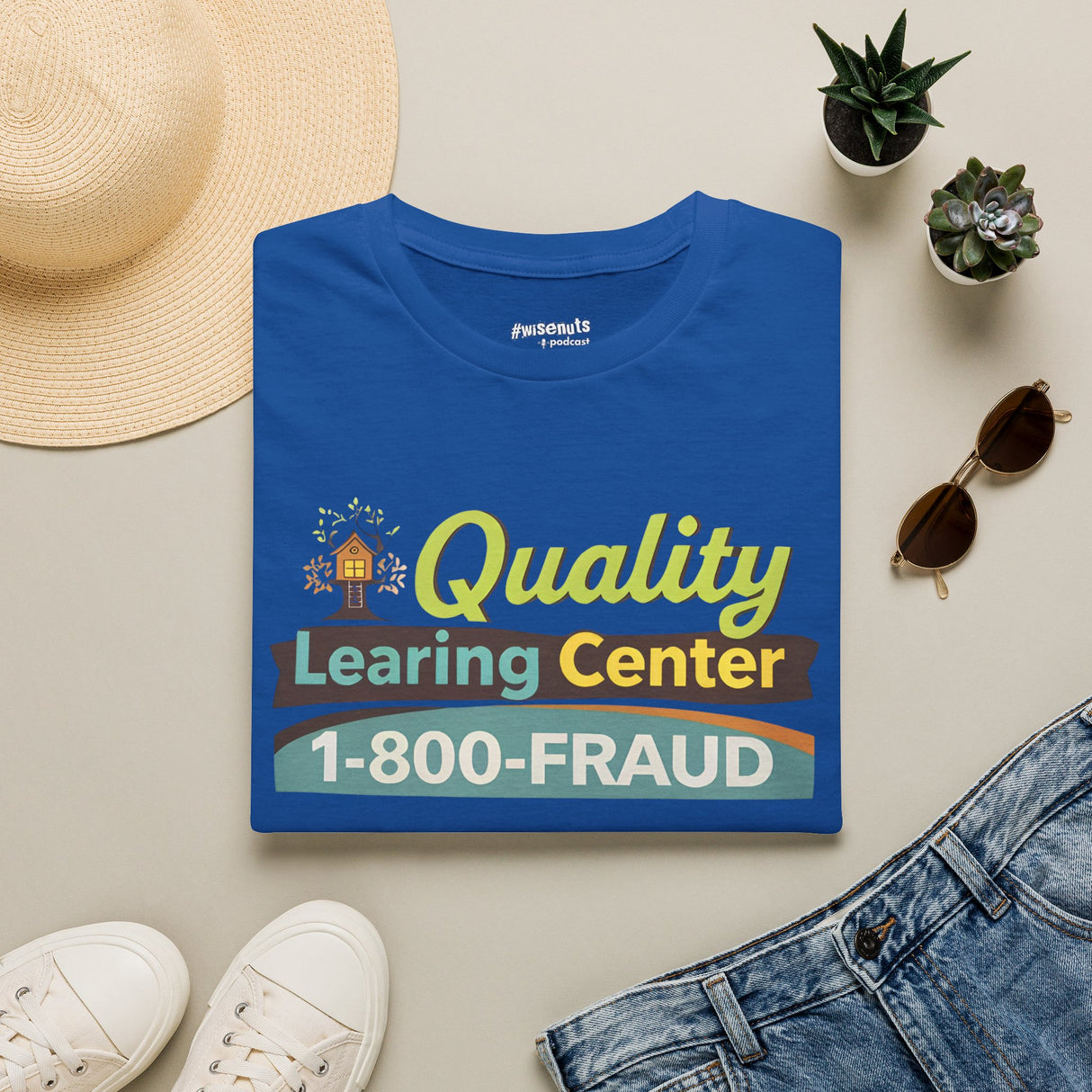 Quality Learing Center™ Parody T-Shirt | Viral Fraud Investigation Satire Tee
