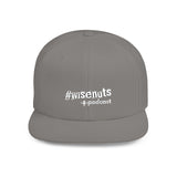 WiseNuts Podcast Snapback Hat – Flat Bill Cap for Men & Women | Bold Podcast Merch, Streetwear Style, Adjustable Fit