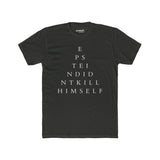 Epstein Didn’t Kill Himself Eye Chart T-Shirt – Funny EYE TEST Parody Tee, Bold Conspiracy Statement Shirt for Men & Women