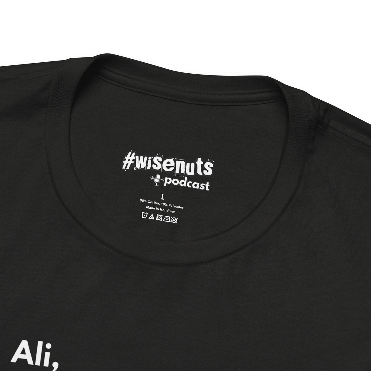 Ali You’re A Nice Guy Minimalist T-Shirt – Clean Typography Quote Tee, Funny Viral Shirt from WiseNuts Podcast, Unisex Cotton Fit for Men & Women - WiseNuts Podcast