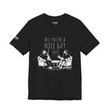 Ali You’re A Nice Guy Graphic T-Shirt – Viral WiseNuts Podcast Scene Tee, Funny Quote Shirt for Men & Women, Soft Cotton Unisex Fit, Meme Merch Gift Idea - WiseNuts Podcast