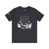Ali You’re A Nice Guy Graphic T-Shirt – Viral WiseNuts Podcast Scene Tee, Funny Quote Shirt for Men & Women, Soft Cotton Unisex Fit, Meme Merch Gift Idea - WiseNuts Podcast