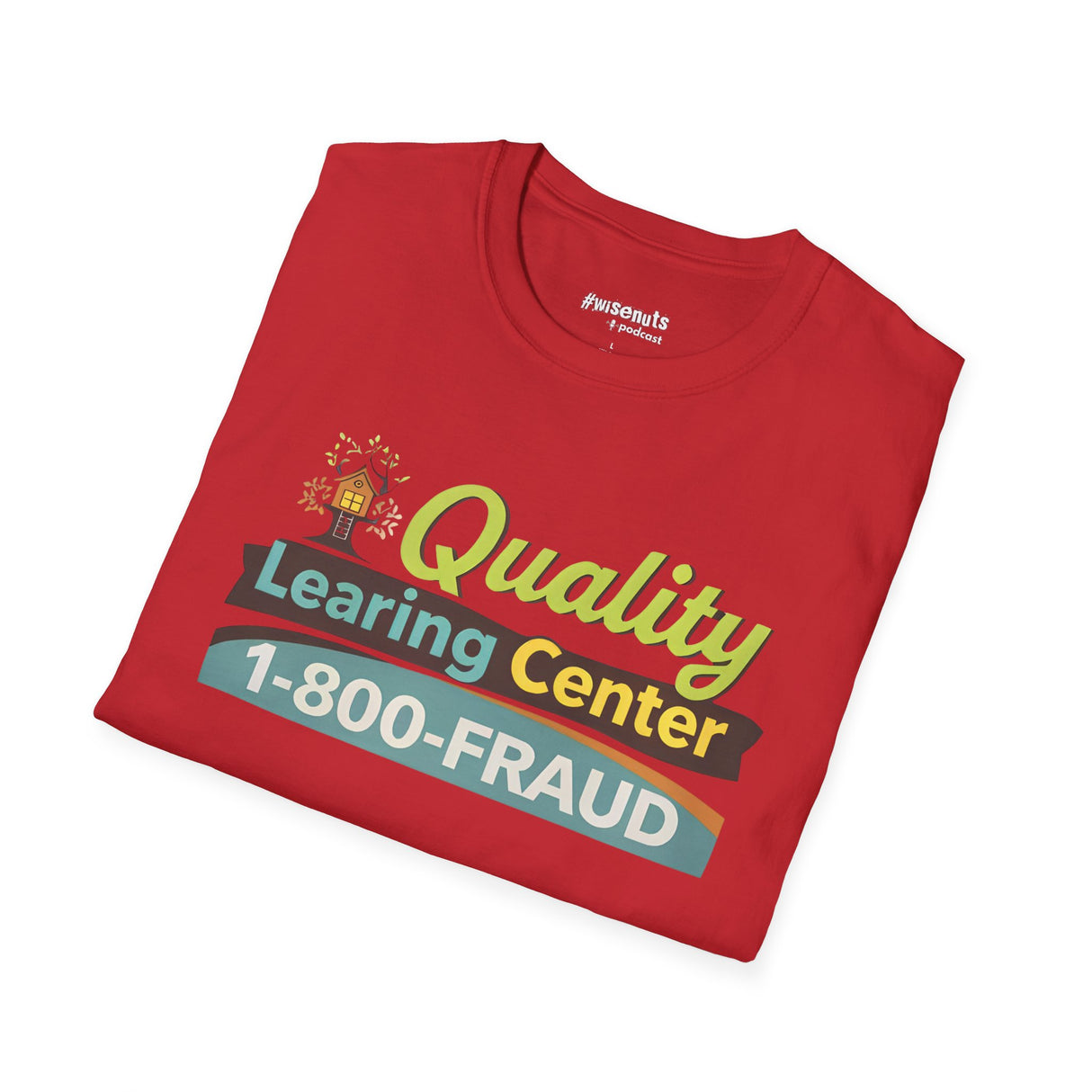 Quality Learing Center™ Parody T-Shirt | Viral Fraud Investigation Satire Tee