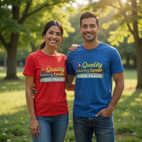 Quality Learing Center™ Parody T-Shirt | Viral Fraud Investigation Satire Tee