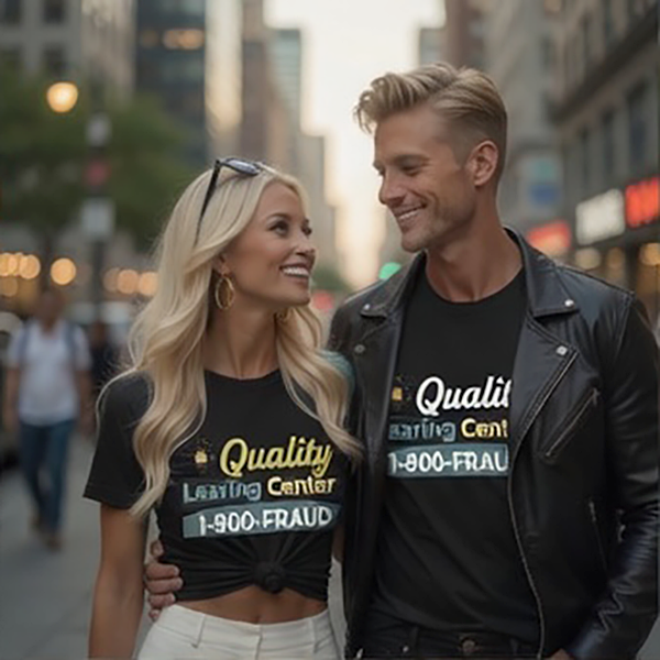 Quality Learing Center™ Parody T-Shirt | Viral Fraud Investigation Satire Tee