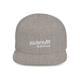 WiseNuts Podcast Snapback Hat – Flat Bill Cap for Men & Women | Bold Podcast Merch, Streetwear Style, Adjustable Fit