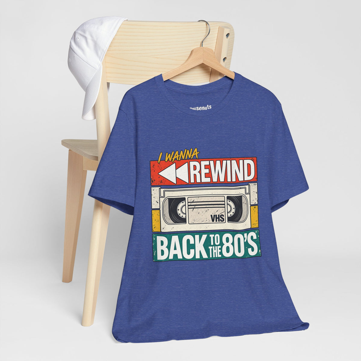 I Wanna Rewind Back to the 80's T-Shirt | Retro VHS Tee