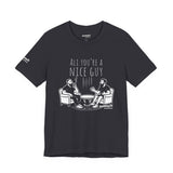 Ali You’re A Nice Guy Graphic T-Shirt – Viral WiseNuts Podcast Scene Tee, Funny Quote Shirt for Men & Women, Soft Cotton Unisex Fit, Meme Merch Gift Idea - WiseNuts Podcast