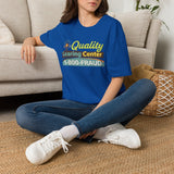Quality Learing Center™ Parody T-Shirt | Viral Fraud Investigation Satire Tee
