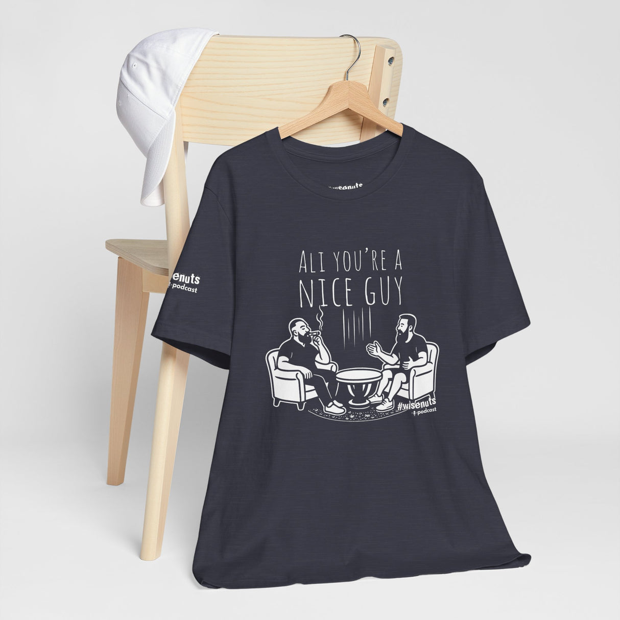 Ali You’re A Nice Guy Graphic T-Shirt – Viral WiseNuts Podcast Scene Tee, Funny Quote Shirt for Men & Women, Soft Cotton Unisex Fit, Meme Merch Gift Idea