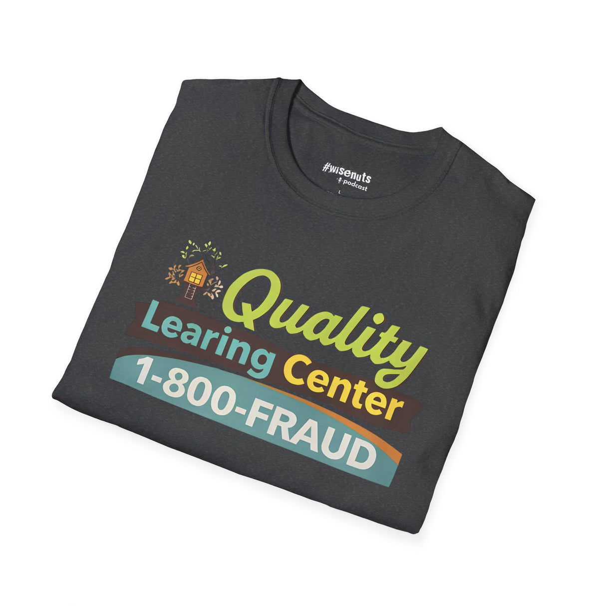 Quality Learing Center™ Parody T-Shirt | Viral Fraud Investigation Satire Tee