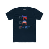AR-15 Checkmarked T-Shirt – Anti-Party Pro-2A Statement Tee
