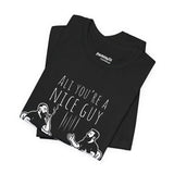 Ali You’re A Nice Guy Graphic T-Shirt – Viral WiseNuts Podcast Scene Tee, Funny Quote Shirt for Men & Women, Soft Cotton Unisex Fit, Meme Merch Gift Idea - WiseNuts Podcast
