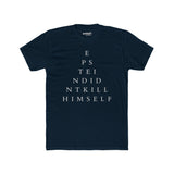 Epstein Didn’t Kill Himself Eye Chart T-Shirt – Funny EYE TEST Parody Tee, Bold Conspiracy Statement Shirt for Men & Women